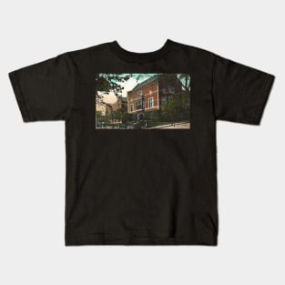 Clark University Library Vintage Postcard Reproduction - Worcester, Massachusetts Kids T-Shirt